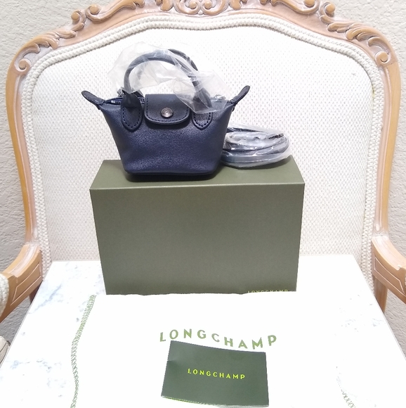 Longchamp Le Pilate Cuir Nano Crossbody Mini Bag